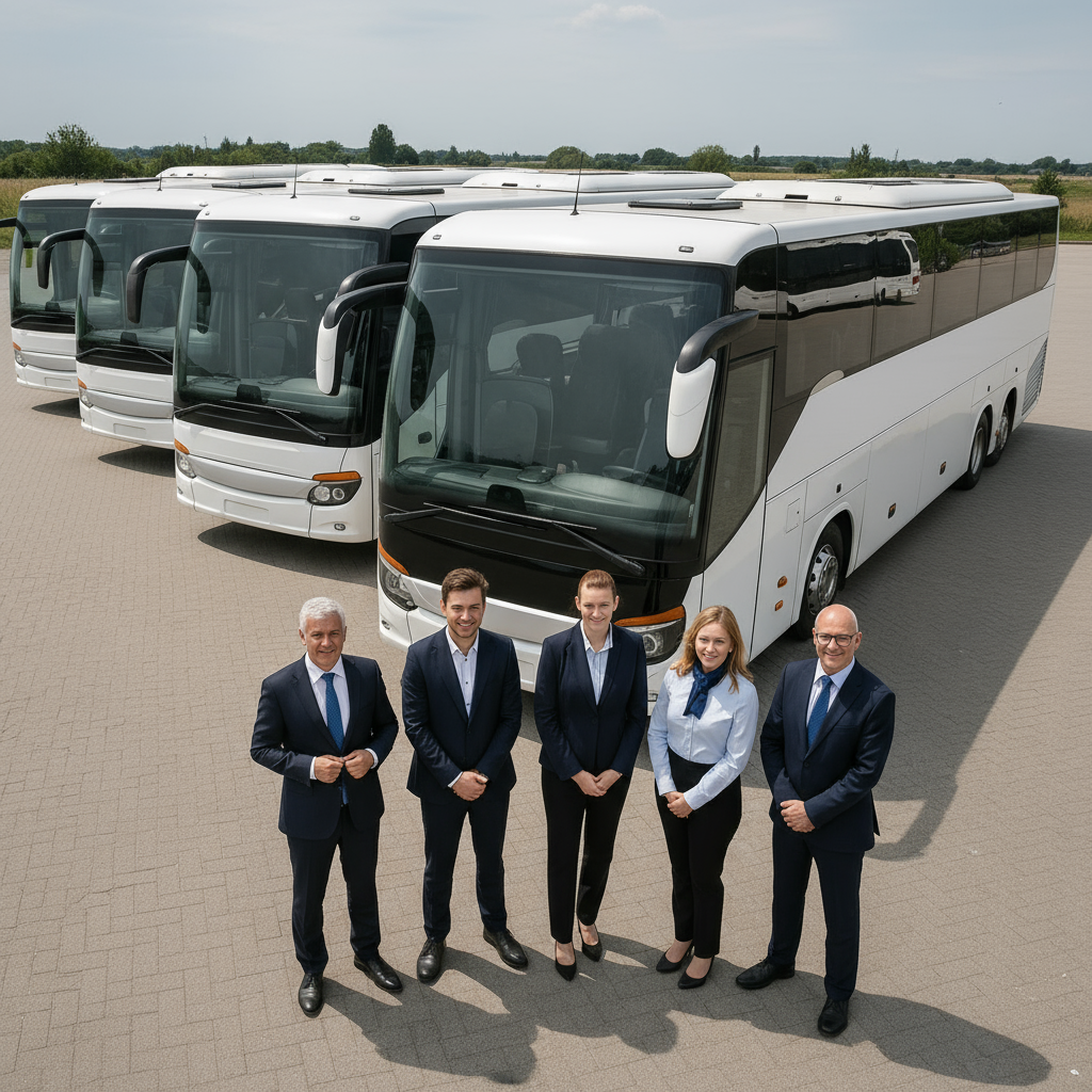 Modern coach service for group travel across Polish cities